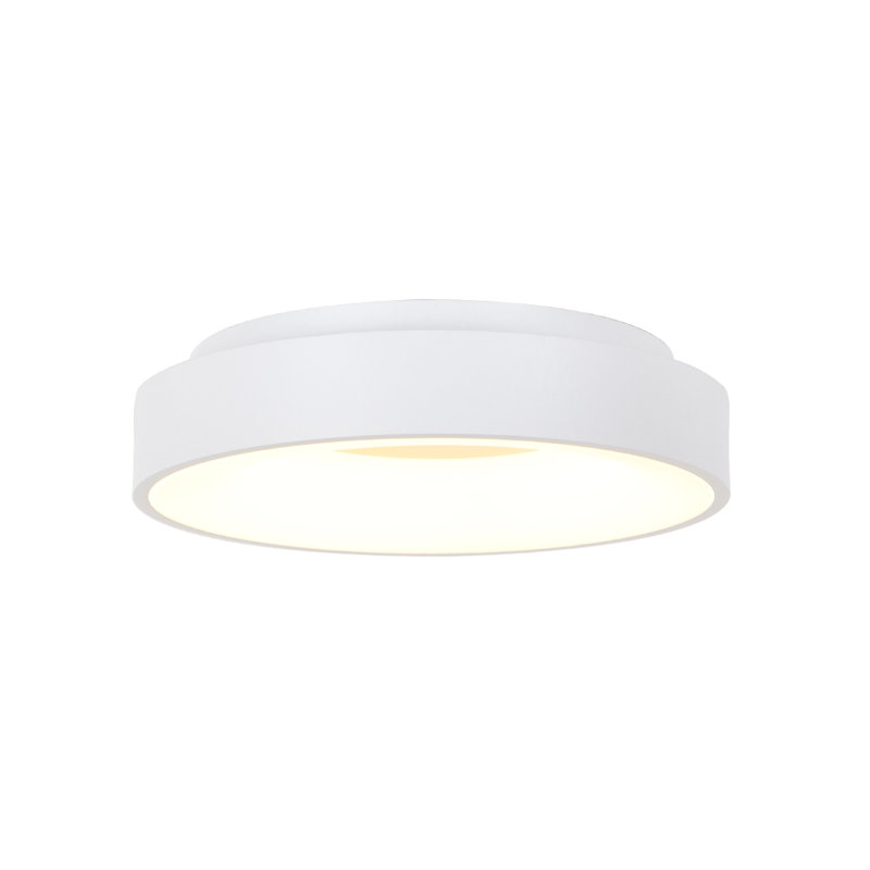 Leday LED Semi Flush Mount, 9 "H x 38 "W, White
