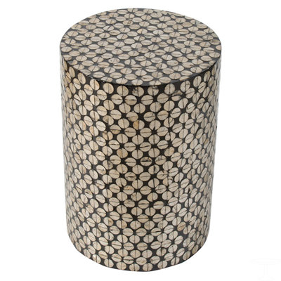 Garden Capiz Stool, Accent Side Table