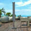 Outsunny Parasol Cover Cantilever Umbrella Cover for 2-3.5 m Parasols Grey