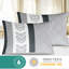 Microfiber Geometric Duvet Cover Set-126279602-126279606
