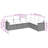 Vidaxl Garden Sofa Set Black, Cream White