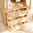 71" H X 47.3" W Bookcase Cabinet With Glass Doors & Drawers(A+D)