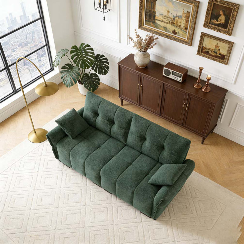 Two-Seater Sofa, Green