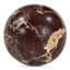 Odessa Sphere Tabletop Accent Red Levanto Marble-537636525