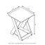 Table de chevet croisée Ebern Designs Duffield-1022043945-1022000881