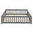 Twin Size Floor Bed (Gray)-1476433920