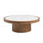 Table basse de 35,43 pouces en pierre frittée avec plateau en panneau de fibres à densité moyenne robuste pour le salon, la chambre à coucher et la salle de réception-129764123-129764120