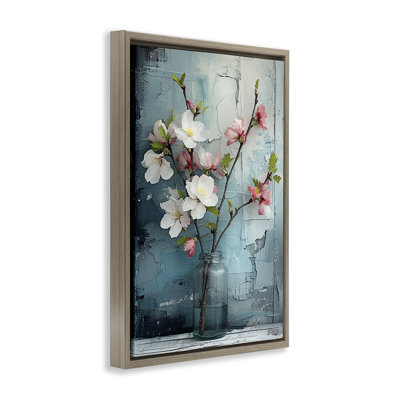Toile flottante encadrée «Magnolia» par Roozbeh Bahramali