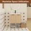 Meuble-lavabo flottant 24 po avec lavabo, armoire en contreplaqué de chêne clair 24 po