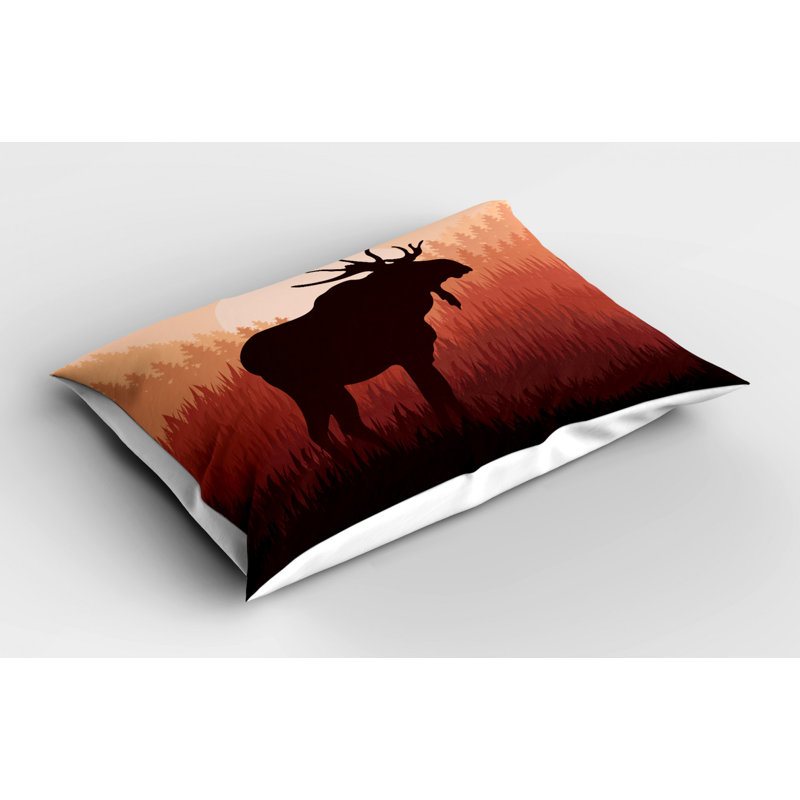 Deer Polyester Sham Set, Twin