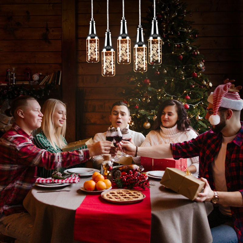 Cela 5 - Light LED Cluster Pendant
