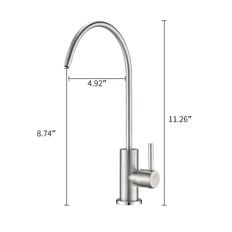 SOUEEUM Kitchen Faucet, Silver 