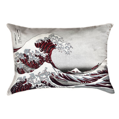 Katsushika Hokusai Outdoor Throw Pillow