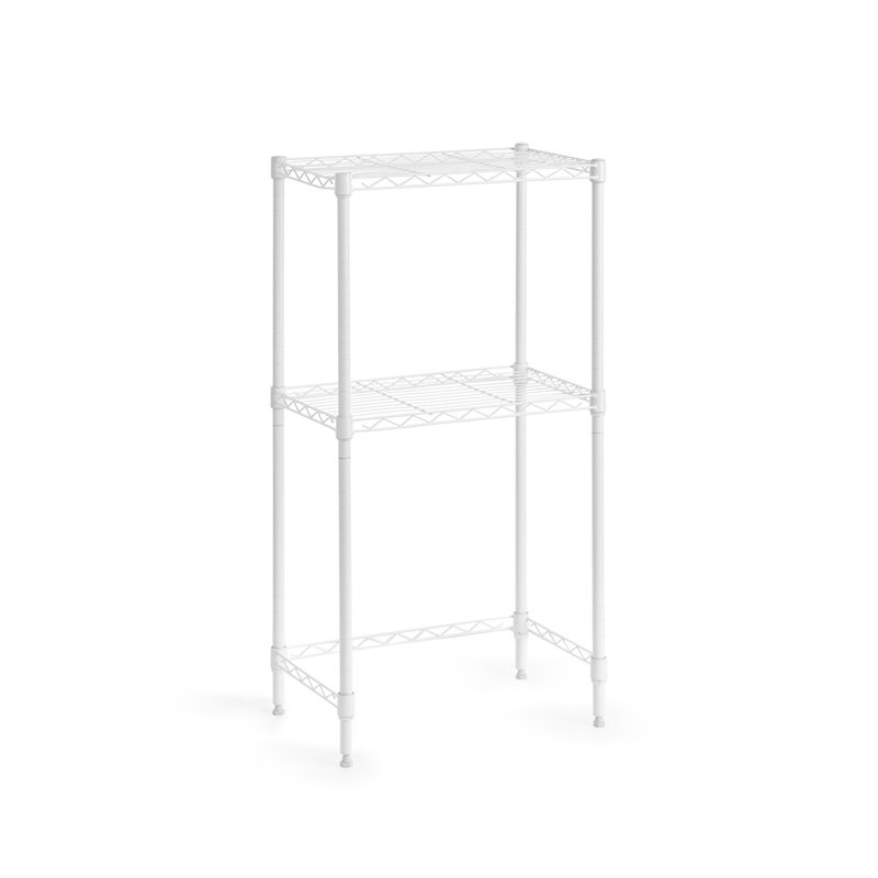 Suprima Shelf Nightstand, White