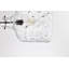 Luminaire suspendu en verre transparent huilé Daelan