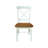 Dugazon Duante Solid Wood Cross Back Side Chair-1565068228