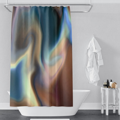 Rideau de douche simple abstrait