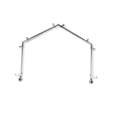 Katharina Adjustable 28 to 48 48 Bay Window Single Curtain