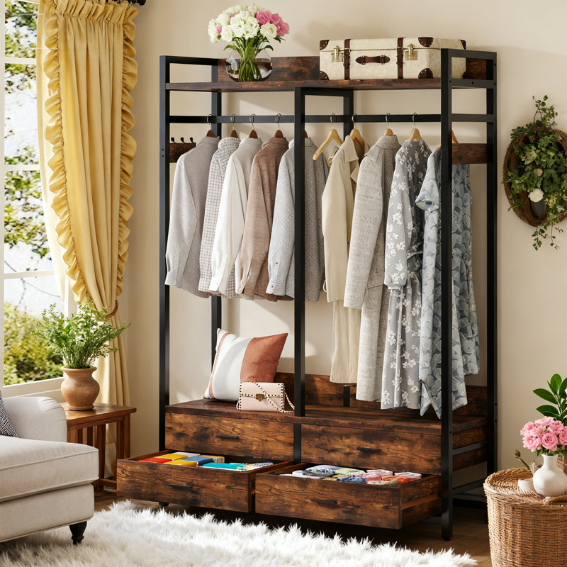 47.2" Industrial Shoe Storage Rack