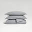 Flannel Stripe Duvet Cover Set-2000723315-2000723312