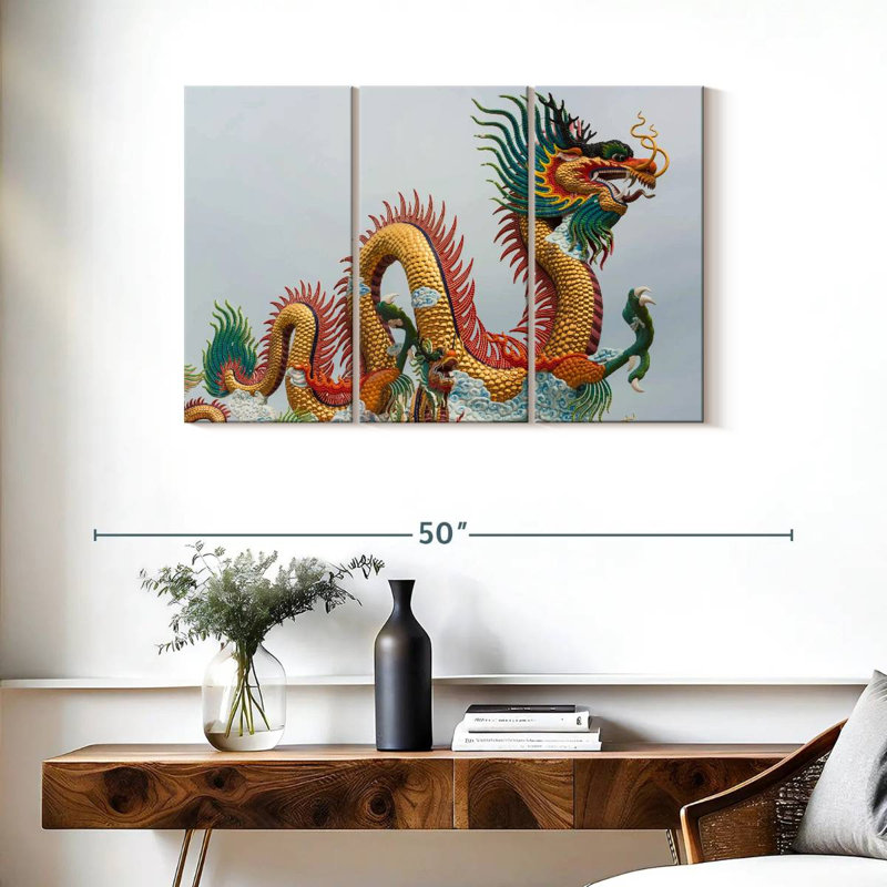 Kelan Korean Dragon, 24" H x 38" W