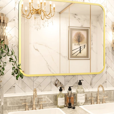 Miroir de salle de bain Gold