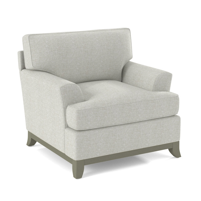 Fauteuil large Oaks Way, Pierre grise, Bleu marine de base; 0317-61