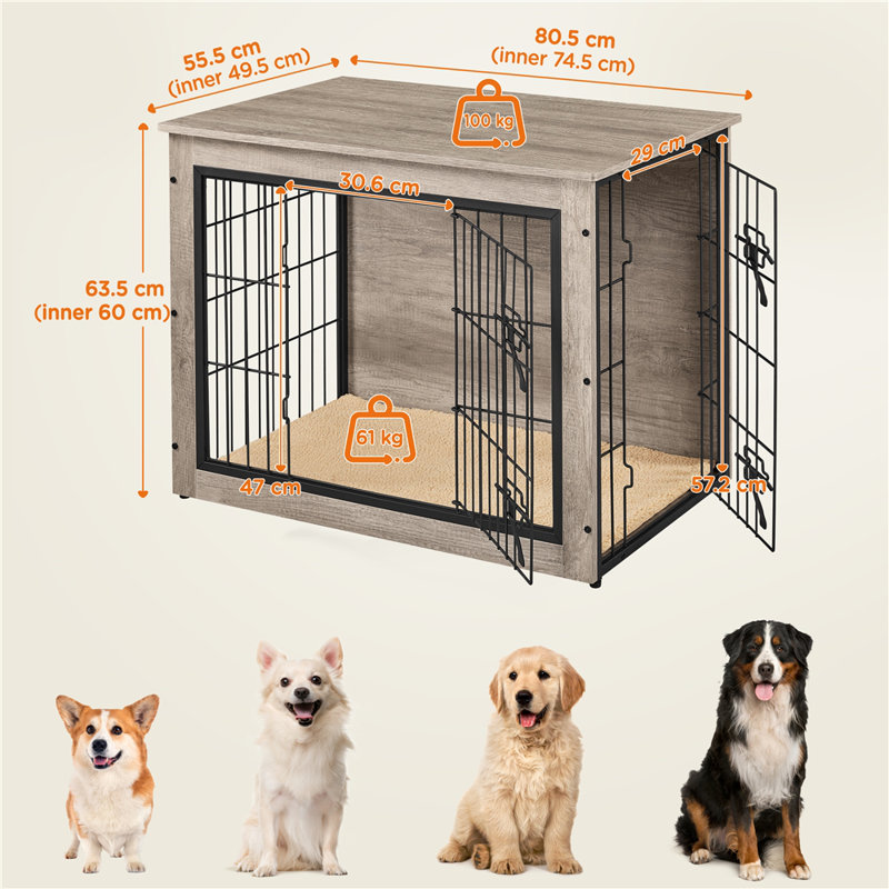 Pet Crate with 2 Doors