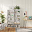 Bibliothèque de rangement à 5 tablettes H 67 "x l 23,5" Gethers-1443431225