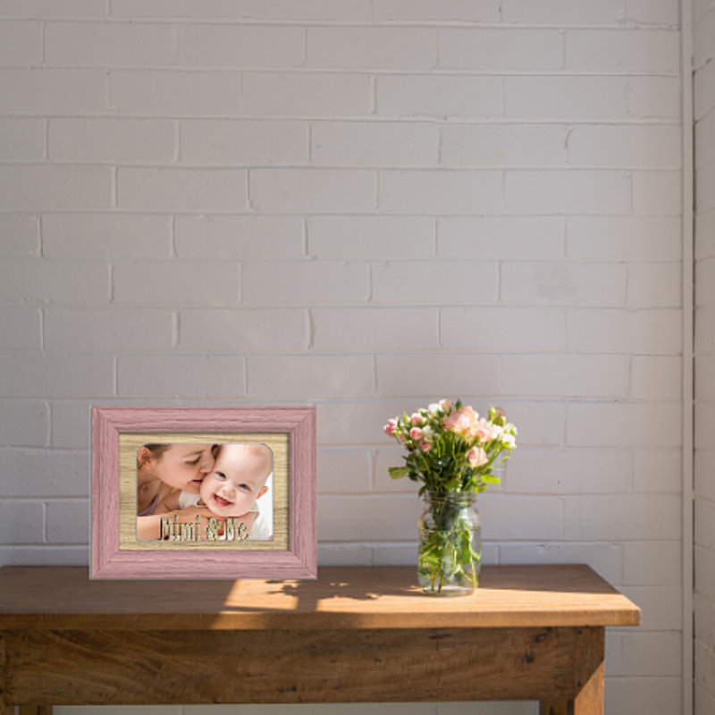 Oak Solid Wood Picture Frame with Mat