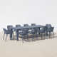 Farrah 118'' Rectangular 10 - Person Outdoor Dining Set