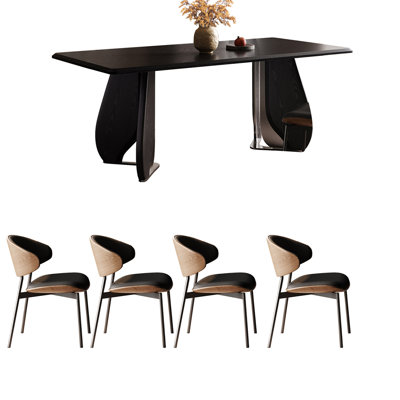 Simple Rectangular Practical Dining Table Sets.