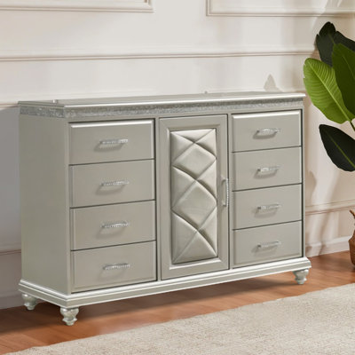 Commode combinée 8 tiroirs Laketon