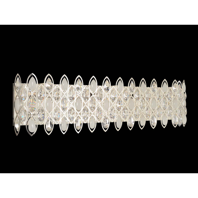 Prive 8 LT Silver/Clear Vanity Light Allegri