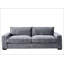 Canapé en velours côtelé