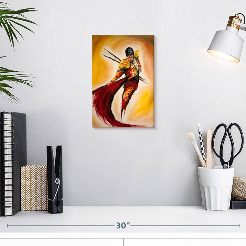 Leisha The Matador, 12" H x 8" W