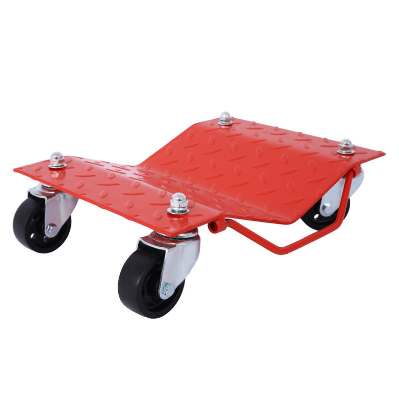 Ensemble de chariot à roulettes en acier robuste pour le rangement et le déplacement de la voiture