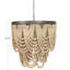 Lustre perlé en bois à 2 niveaux-372547270