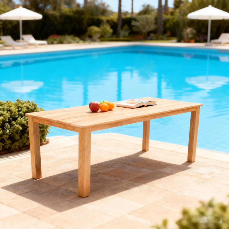 Outdoor Dining Table , 69.5 " W 32.75 " D