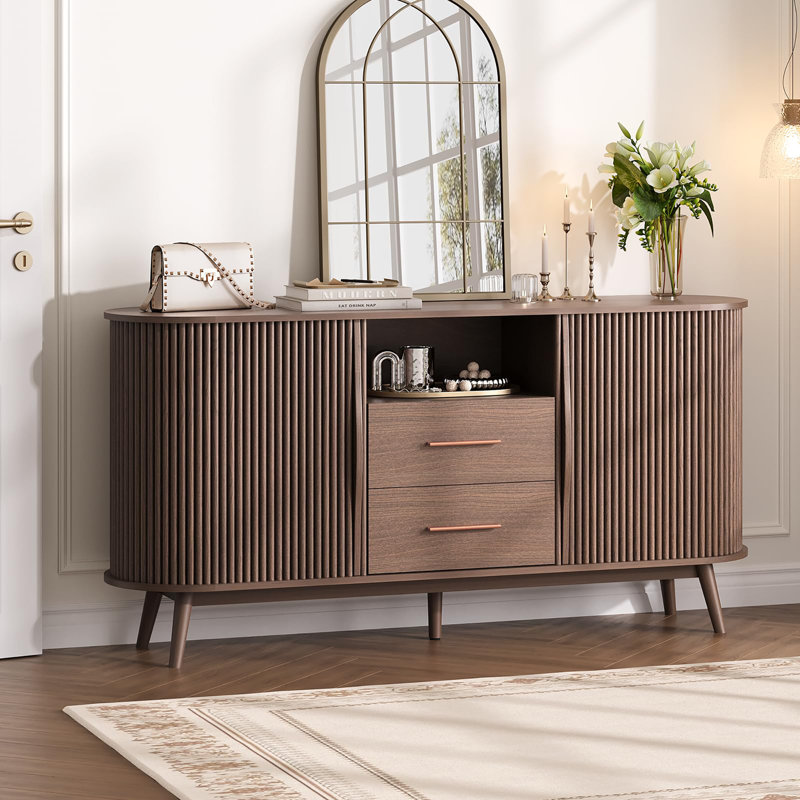 63" Sideboard Buffet Cabinet with Storage