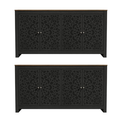 Ensemble de 2 commodes de rangement Arrastia