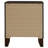 Walnut 2-Drawer Nightstand Bedside Table