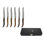 Laguiole Connoisseur Assorted Wood 6-Piece Steak Knife Set
