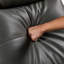 Fauteuil inclinable électrique pivotant en cuir Longin-329067064