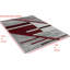 Tapis rouge / gris Diva-49525610