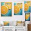 «Yellow Citrus Bounty IV», art mural fruits-2096555520