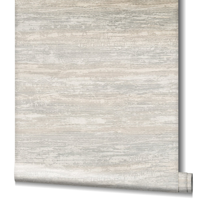 Energy Collection Grasscloth Effect Matte Wallpaper Roll, Silver