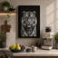 Tiger's Gaze Modern - Wrapped Canvas-314546827-314546829