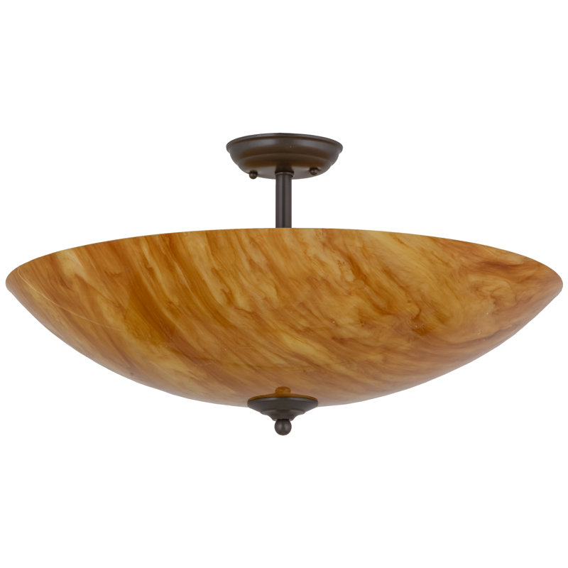 Plafonnier semi-encastré 24 po 4 lumières Piestewa