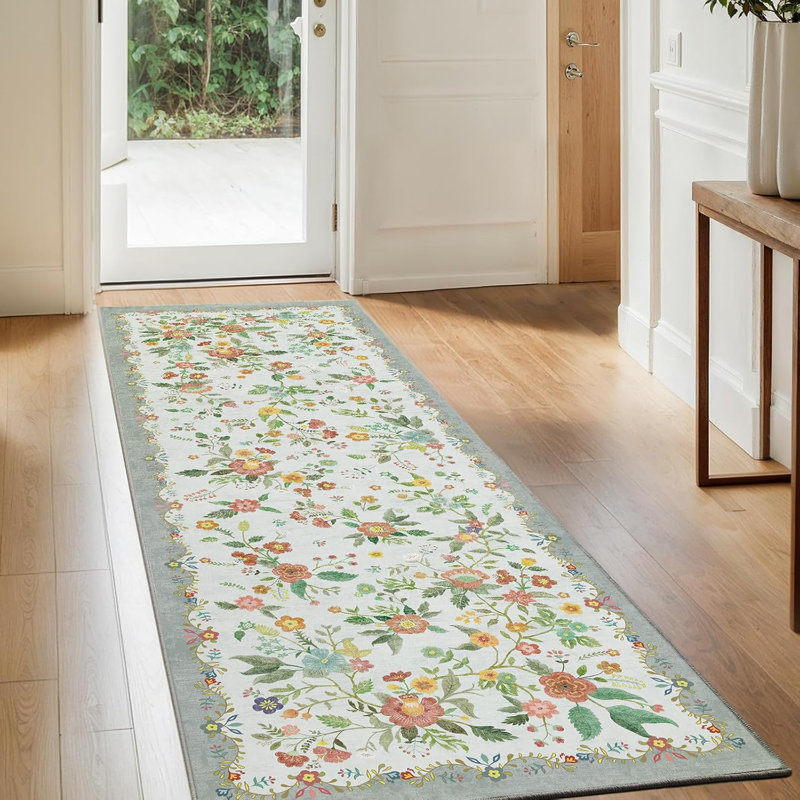Tapis d'intérieur 2 x 6 lavable antidérapant
